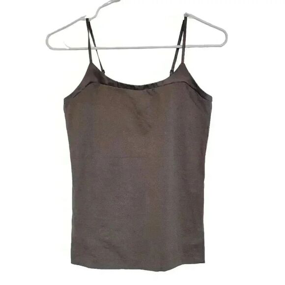 Banana Republic Women's Brown Nylon/Spandex Adj Strap Camisole Tank Top - Picture 5 of 9